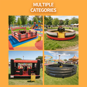 Toro mecánico inflable para rodeo, máquina de montar para adultos, juego deportivo, entretenimiento grande para exteriores - Product Image 6