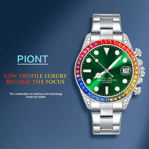 Reloj inteligente automático de lujo de acero inoxidable R1 <span class=keywords><strong>Pro</strong></span> para hombre, pulsera con brújula, calendario, Correas Para Relojes Connect De Luxe - Product Image 2