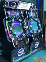 Machine d'arcade musicale de danse à 2 joueurs à pièces - Machine de jeu de danse amusante pour arcade/parc d'attractions