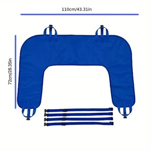 Alfombrilla para girar y trasladar pacientes paralizados, color azul real, talla única, de poliéster, ayuda de enfermería para el cuidado de ancianos postrados en cama - Product Image 5