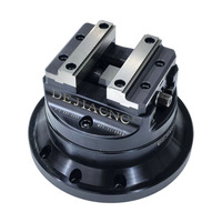 Étau d'établi manuel auto-centrant KHS-D200+Riser avec base surélevée en acier allié