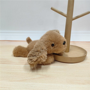 Peluche de Perro Suave para Decoración del Hogar y Regalo, Adorable Cachorro Sentado con Pelaje Esponjoso para Niños y Coleccionistas - Product Image 1
