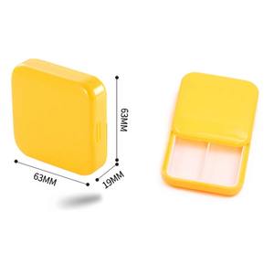 促销礼品药品旅行药丸盒推拉<span class=keywords><strong>2</strong></span>室药丸盒方形小口袋日用药丸盒 - Product Image 2