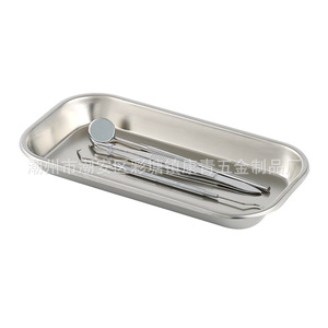 Sonda dental de acero inoxidable 304 antivaho y a prueba de explosiones, pinzas, sonda de doble punta, bandeja cuadrada, resistente a altas temperaturas - Product Image 1