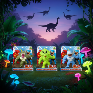 Figuras de Acción de Guerrero Monstruo, Set de Juguetes Coleccionables de 18 cm para Niños de 3 Años en Adelante - Product Image 1