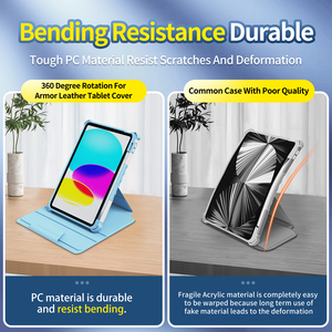 Chất Lượng Cao Máy Tính Bảng Bìa Và Trường Hợp Cho Ipad A16 11 2025 2022 10th Gen 10.9 Da Nhập Khẩu 36 Xoay - Product Image 3