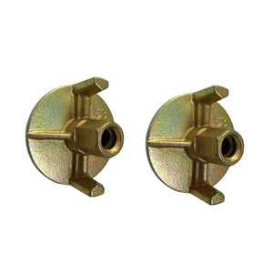 Trung Quốc Fastener Nhà Máy Vàng Electro-Mạ Kẽm Vòng Nut Cường Độ Cao Brass Ba-Jawed Xoay Tie Rod Mặt Bích Cánh Hạt - Product Image 2