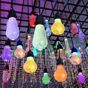 Ngoài trời LED đầy màu sắc có nhu cầu chai đèn công viên cảnh quan treo cây Thủy Tinh Mặt dây đèn cảnh đêm trang trí ánh sáng - Product Image 1