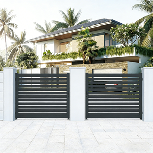 Pannelli per Recinzione da Giardino in Lega di Alluminio, Design Moderno per Privacy Esterna e Sicurezza Domestica - Product Image 2