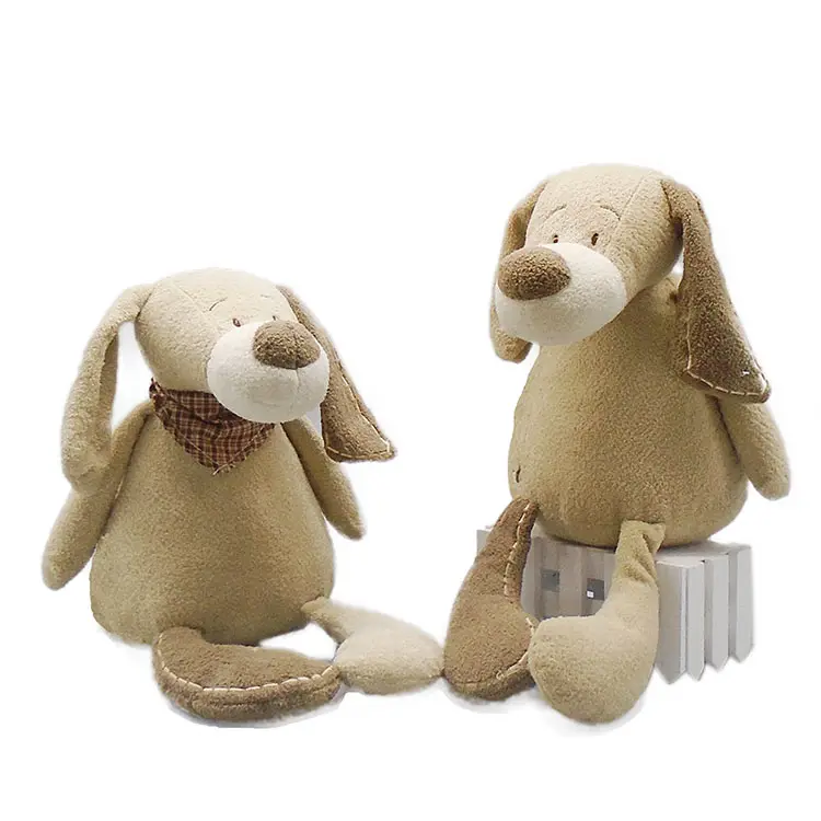Boa venda Plush Stuffed Joint Puppy Toy com lenço
