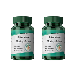 Tablet OEM Premium Bitter Melon Moringa Leaf White Kidney Bean untuk Pengendalian Berat Badan Keseimbangan Gula Darah Formula Alami - Product Image 1