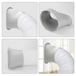 Kit <span class=keywords><strong>de</strong></span> joint en PVC pour <span class=keywords><strong>fenêtre</strong></span> <span class=keywords><strong>de</strong></span> climatiseur portable universel, 2 pièces, 26,37 pouces, kit <span class=keywords><strong>de</strong></span> ventilation à bouche plate durable - Product Image 2