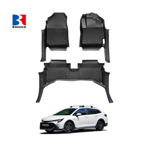 Factory Custom 5D TPE <b>Rubber</b> Eco-friendly Waterproof Anti Slip 5D Car <b>Floor</b> Mats 3 Pieces for TOYOTA COROLLA FIELDER HIBRID 2020 - Product Image 3