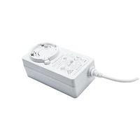 Adaptateur d'alimentation CA/CC 12V 3A homologué UL et FCC avec connexion enfichable pour caméra de vidéosurveillance DVR NVR