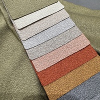 Rideau d'ameublement uni tissus textiles et rideaux 100% polyester tissu rideau matière première