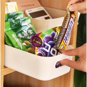 Book desktop cosmetics <b>storage</b> <b>box</b>, miscellaneous items organizer, <b>storage</b> basket, plastic snacks household kitchen <b>storage</b> <b>box</b> - Product Image 3