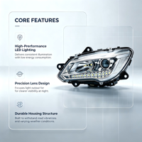 Phare avant droit Full LED 33100-T7W-S51 pour Honda HR-V 2016-2022 Système d'éclairage automatique