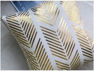 Casa Decorativo Set di Cuscino all'ingrosso Copre Stagnola di Oro set Copertura del Cuscino 18*18 Pollici Geometrica cuscino Quadrato copre decorativo - Product Image 4