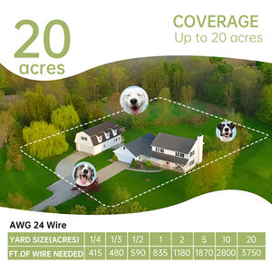 Valla de límite de perro electrónico de alambre enterrado, sistema de valla portátil subterránea para perros y mascotas, valla eléctrica para perros en el suelo - Product Image 3