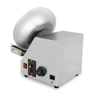 Small Commercial Hot Sugar Coating Pan / Candy Polishing Machine/Chocolate Coater machine