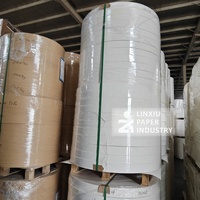 Rouleau de fond de gobelet en papier kraft imperméable, recyclable et biodégradable, réutilisable pour boissons et café, avec revêtement PE simple face