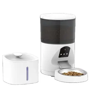 Dog wifi câmera auto cat food dispenser smart automatic pet feeder com câmera para pequenos animais gatos cães multi pets dry food