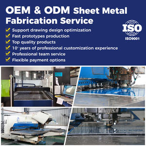 Chariot à plateforme en aluminium bleu à double couche avec poignée, pour la maison, l'entrepôt, l'école, la fabrication de tôles, les services d'usinage CNC - Product Image 3