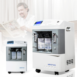 Concentrador de Oxígeno Médico de Doble Flujo de 10L, Venta Directa de Fábrica Longfian, Dos Cánulas Nasales, Apto para Cuidado en el Hogar - Product Image 1