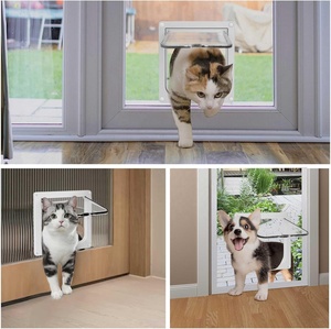 Кошачья дверь 4 Способа Блокировки кошачьих откидных дверей для внутренних наружных дверей для кошек и маленьких собак - Product Image 4
