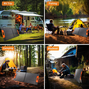 Paneles Solares Portátiles Plegables de 110W, Bolsas Plegables para Camping, Energía Sostenible Fotovoltaica JZK--G110-2, Paneles Solares en Venta JZK--G - Product Image 1