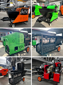 Pulvérisateur de <span class=keywords><strong>mortier</strong></span> à ciment économique fourni par l'usine / <span class=keywords><strong>Pistolet</strong></span> à <span class=keywords><strong>mortier</strong></span> / Machine à pulvériser du <span class=keywords><strong>mortier</strong></span> avec moteur de pompe et PLC - Product Image 2