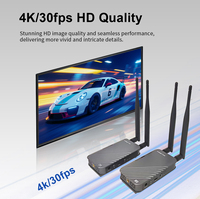 Émetteur-récepteur vidéo HDMI sans fil 500m/1640ft longue portée 4K 30Hz UHD 1080P 60Hz Transmission vidéo (1TX+1RX)