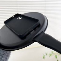 Étui de téléphone en forme de poêle à frire créative drôle pour Samsung Galaxy S25 Ultra S24 Plus S23 étui de téléphone portable anti-chute