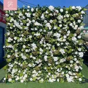 Fine Artificial Flowers Factory Outlet Backdrop Flower Wall Wedding Floral Arrangement