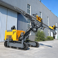 Machine de forage minière portable à moteur diesel pour puits profonds, avec moteur et boîte de vitesses, moteur 88 kW, profondeur max. 100 m