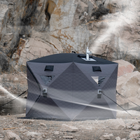 Wild Land Star Hub Tente Portable Pop Up Pêche Sur Glace Pêcheur Thermique Hub Abri Tente sauna tente pour L'hiver