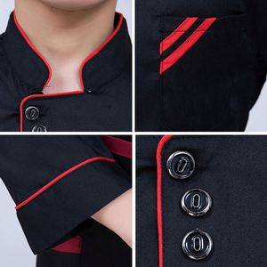 Chef Coat Navt Blue Kitchen Cooking Chef <b>Jacket</b> Word Modernd <b>Men</b> Restaurant Long Sleeve Chef Uniform <b>Jacket</b> <b>White</b> Classic - Product Image 4