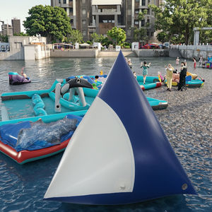 Facile à transporter Bouée gonflable en PVC résistant à l'usure et durable Marquage des zones d'entraînement pour l'entraînement à la natation Fêtes de <span class=keywords><strong>plage</strong></span> Camping - Product Image 3