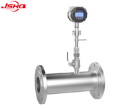 Medidor de Flujo Másico de Gas Térmico, Medición de Aire y Gas, Venta Directa, Pantalla LCD, Alta Temperatura, 4-20mA, Modbus, Acero Inoxidable, OEM