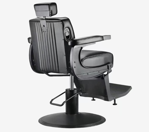 Chaise de coiffure de luxe décontractée, chaise de salon de coiffure haut de gamme, chaise robuste, chaise de coiffure, chaise à revêtement huilé, chaise rétro - Product Image 2