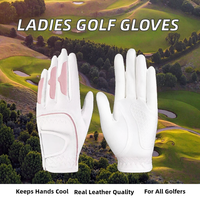 Gants de golf professionnels unisexes, respirants, en cuir véritable, fermeture à boucle, design unique, accessoires de golf pour l'extérieur