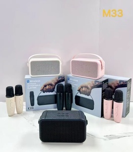 M33 Không Dây Màu Xanh Răng Loa 3 Màu Sắc Phong Cách Kép <span class=keywords><strong>Microphone</strong></span> Bao Gồm Tay Cầm Tay Thiết Kế Cho Karaoke & Âm Nhạc Thưởng thức - Product Image 5