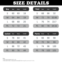 Nouvel ensemble de fitness : Soutien-gorge à bretelles, débardeur moulant, veste courte très extensible, pantalon large à taille contrastante – Ensemble de yoga