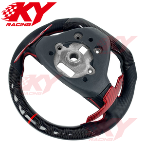 Volante Deportivo de Fibra de Carbono con LED Personalizado para Chevrolet Camaro LS RS SS ZL1 2SS 2010-2021, con Paletas de Cambio Personalizadas - Product Image 3
