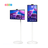 Monitor Smart TV Portátil Inalámbrico de 21.5/24/27/32 Pulgadas Android con Batería Incorporada de 10 Horas de Duración Pantalla Táctil y Panel LCD Refee