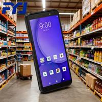 F9838 Stock disponible : PDA Android robuste de 6 pouces, 4+64 Go, écran tactile capacitif électrique, 5000 mAh, NFC, GMS, PDA mobile