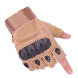 Gants de sport et d'exercice mi-doigts DFTG201 Ranger pour activités extérieures, noirs, kaki, verts - Product Image 4
