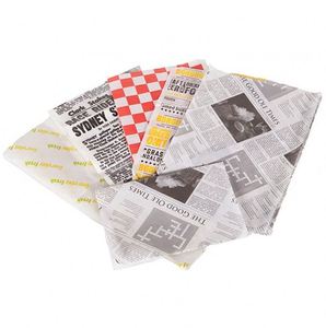 Print logo Brown Food Wax <b>Paper</b> Mcdonald's Burger <b>Wrapping</b> <b>Paper</b> Hot Dog <b>Paper</b> Wrappers Customized Design - Product Image 5