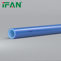 Fabricants de tuyaux en plastique d'usine IFAN tuyau PEX violet rouge gris bleu 16/20/25/32MM tuyau de chauffage au sol à double étage