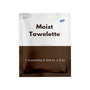 Lingettes à <span class=keywords><strong>main</strong></span> enveloppées individuellement, avec logo, 50 pièces - Product Image 4